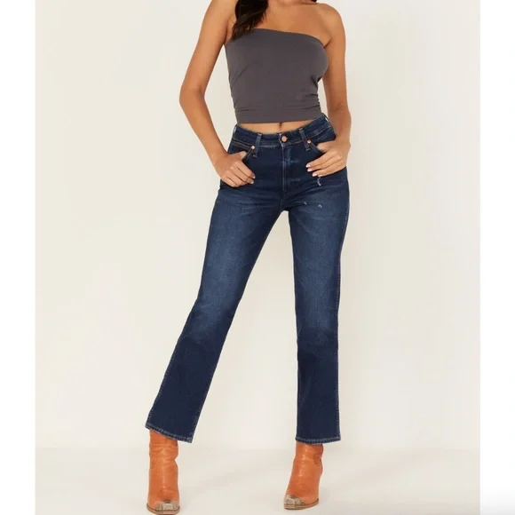 Wrangler Wild West 603 High Rise Straight Jeans 24 X 28 - Picture 16 of 16